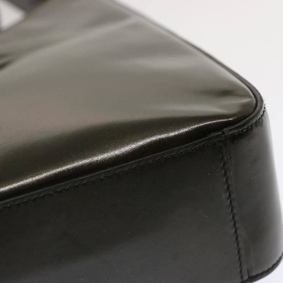 PRADA Shoulder Bag Enamel Khaki Auth bs13473 - Picture 14 of 16